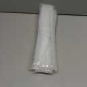 6 x 6 Pack Replacement Straws with Cleaning Brush Compatible Stanley 30 oz 40 oz Tumbler, Plastic(White)