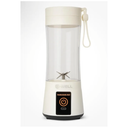 Portable Blender, White, Double-Click Start Button, Personal Size Smoothie Maker with Carrying Strap, USB Rechargeable