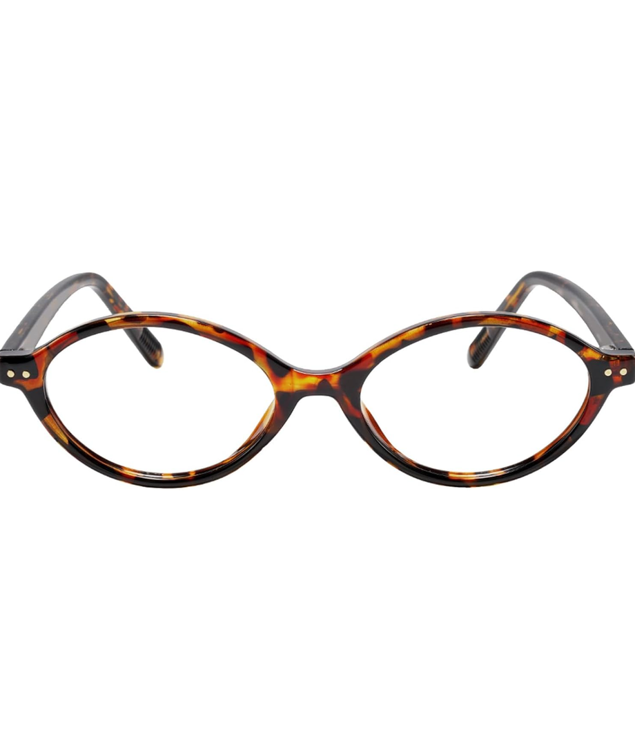 TIJN Olisa Blue Light Blocking Glasses for Women Men,Oval Glasses Frame Bluelight Glasses for Gaming/Computer/Screen