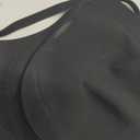 Low Back Bra Padded Bralettes for Women Backless Smoothing Invisible Wireless Lifting Convertible Bras, Black, X-Large