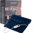 Berkshire Blanket Weighted Heating Pad - 18"x33" Electric Heat Wrap with 10 Heat Settings & Auto Shut Off - Soothing Heat Wrap for Back, Neck, Shoulders, Legs, Abdomen - Machine Washable & Portable