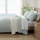 Tommy Bahama - Full/Queen Quilt Set, Super Soft Cotton Bedding with Matching Sham(s), Super Soft, Oeko-Tex Certified (Coastal Batik Green, Full/Queen)