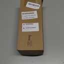 MTLEE 10 Pcs 10 Inch Christmas Advent Candles and Clear Glass Candlestick Holders Set for Table Centerpiece Wedding Festival Church Decoration