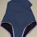 Beautikini Period Swimwear - One Piece Bathing Suit Menstrual Leakproof Swimsuit for Teen Girls and Women, XS