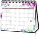 Small Desk Calendar 2026 January 2026 - December 2026 Standing Calendar 8" x 6"