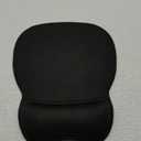MROCO Ergonomic Mouse Pad with Gel Wrist Rest, Comfortable Mousepad with Smooth Wrist Support Surface and Non-Slip PU Base for Pain Relief, Computer, Laptop, Office & Home, 9.4 x 8.1 in, Black Color