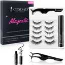 Magnetic Eyelashes with Eyeliner Kit  No Glue Needed, Reusable False Eyelashes with Waterproof Magnetic Eyeliner, Easy to Apply for Beginners & Daily Wear