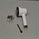 Electric Lint Remover with LED Display, Rechargeable Fabric Shaver, Lint Shaver, 6-Blade, 3-Speed Defuzzer Remove Fuzz, Pills for Clothes, Upholstery, Furniture (White)