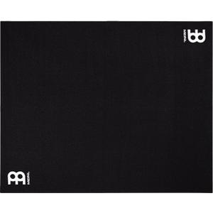 Drum Set Rug Mat (78" x 63"), Tightly Woven Durable Carpet Fabric for Spurs and Stands  Rubber Lined  Designed in Germany (Black/White)