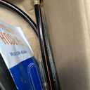 Giraffe Tools Ground Mounted Retractable Hose Reel 1/2 Inch x 82FT, Heavy Duty Automatic Rewind Garden Hose Reel, with Flexible Swivel Base for Lawn, Concrete Floor