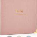 Keepsake Baby Memory Book for Boys and Girls  Timeless First 5 Year Baby Book  Neutral Journal Scrapbook or Photo Album - Record a Milestone for Every Event from Birth to Age 5 (Blush Pink)
