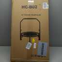 40"/48" Foldable Mini Trampoline Load 330lbs, Portable Exercise Rebounder with Durable Bungee Band, Fitness Trampoline for Adults and Kids