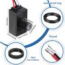 Flutesan 6 Packs Dusk to Dawn Sensor for Outdoor Lighting 100-277V Photoelectric Switch Photocell Light Sensor for Most Outdoor Lighting Fixtures