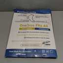 Powbrace 4 Pairs Wide Diabetic Socks for Men Women Plus Size,Lymphedema Socks,Socks for Swollen Feet and Ankles,Edema Socks,Loose Fit Socks,Non-Binding Socks,Bariatric Socks,Hospital Cast Socks-White