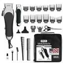 Wahl Clipper USA Deluxe Corded Chrome Pro, Complete Hair and Trimming Kit, Includes Corded Clipper, Cordless Battery Trimmer, and Styling Shears, for a Cut Every Time