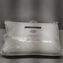 UGG Danielle Cooling Pillow Standard Size Luxury Hotel Style for Stomach, Back or Side Sleepers with Washable Cover Down Alternative for Queen Full or Twin Beds, 20-inch x 28-inch, White