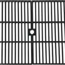 Parts DC120 Polished Porcelain Coated Cast Iron Cooking grid Replacement for Ducane, Uniflame Gas Grill, 14 3/8" x 18" Each and 28 3/4" x 18" Total