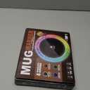 Coffee Mug Warmer with 7 Color Lights - Fastest Heating & Highest Temperature, Auto On/Off Gravity-Induction Coffee Cup Warmer for Desk, Smart Electric Beverage Warmer for Coffee, Tea