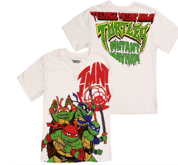 TMNT Boys Youth T-Shirt, Size 9