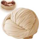 Newborn Photography Props Swaddle Newborn Wraps for Baby Boys Girls Infant Baby Photo Props Shoot Stretch Blanket (Beige)