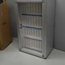 36 Slots Aluminum Alloy Pocket Chart Storage Cabinet for Cell Phones,Wall-Mounted with a Locked,Can be Carried by Hand (36 Slots)