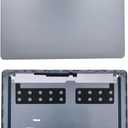 Replacement Laptop LCD Cover Back Rear Top Lid Front Bezel with Hinges for Lenovo IdeaPad 1 15ADA7 1 15AMN7 82R1 5CB1F36621 AP3L6000100 5CB1M48453 82RF1006VUS Silver