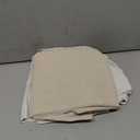 Lush Decor Linen Button Farmhouse Valance Curtians 84"W x 18"L Linen - Linen Valances For Windows - Kitchen Curtains Valances - Bathroom Curtain