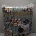 Lahome Boho Tribal Washable Area Rugs 9x12 Living Room, Soft Bedroom Rug Non Slip Dining Room Rugs for Under Table, Large Oriental Vintage Throw Carpet for Family Room (Rust/Dull Teal, 9x12ft)