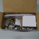 Antique Dummy Door Knobs Interior Bronze 2 Pack Doorknob Crystal Glass Closet Door Handle Vintage Door Pulls for Pantry Door Hallway