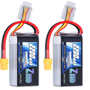Zeee 3S Lipo Battery 2200mAh 11.1V 50C Shorty Pack Battery with XT60 Plug for RC Car Truck RC Vehicles Boat Drone RC Airplane Quadcopter Helicopter FPV Racing Hobby Models(2 Pack)