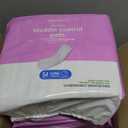 Amazon Basics Incontinence Pads for Women, Postpartum, Long, Bladder Control, Moderate Absorbency, Unscented, 108 Count (2 Packs of 54)