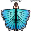 MAGIFIRE Bluish Green Butterfly Wings  Wings Costume Kids Wear