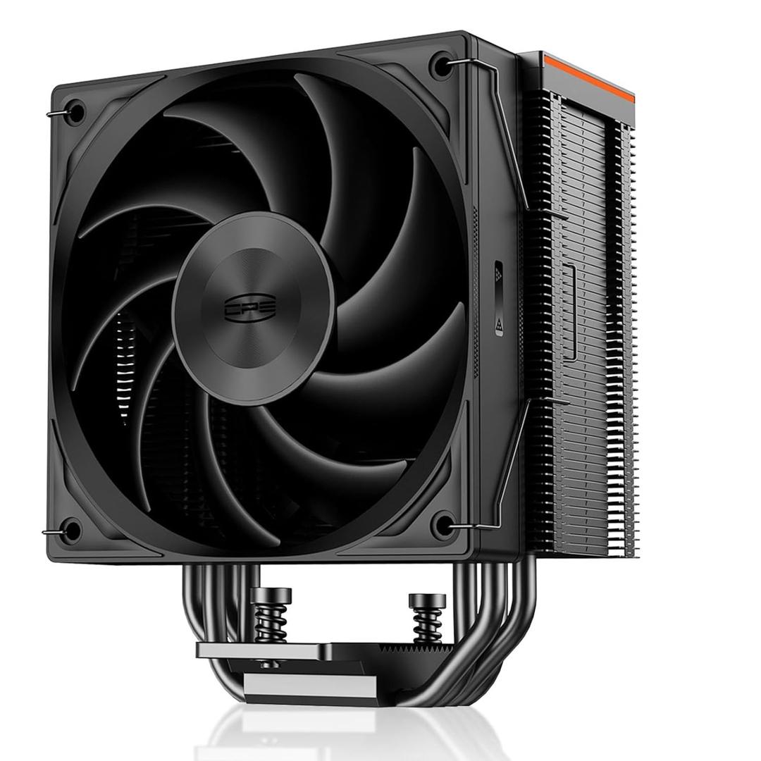 PCCOOLER RZ400 V2 CPU Cooler 240W Air Cooler with 4 HeatPipe Cooling System, FDB 2200RPM Fans for Intel LGA 115X/1700, AM4/AM5 BK