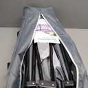 Portable Baby Playpen with Padded Floor, Foldable Play Yard for Babies and Toddlers, Indoor & Outdoor Kids Fence (Grey, 50" x 50")