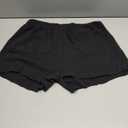 Women's Cotton Shorts 5" Sweat Bermuda Pull on Shorts with Deep Pockets for Lounge Gym Yoga Walking Athletic (Medium, Black)