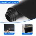 WochiTV Solid Rubber Strips Rolls, 24" Wide x 1/4" Thick x 24" Long Neoprene Rubber Sheets Perfect for DIY Gasket Material, Sealing, Liner, Shield, Padding, Mat
