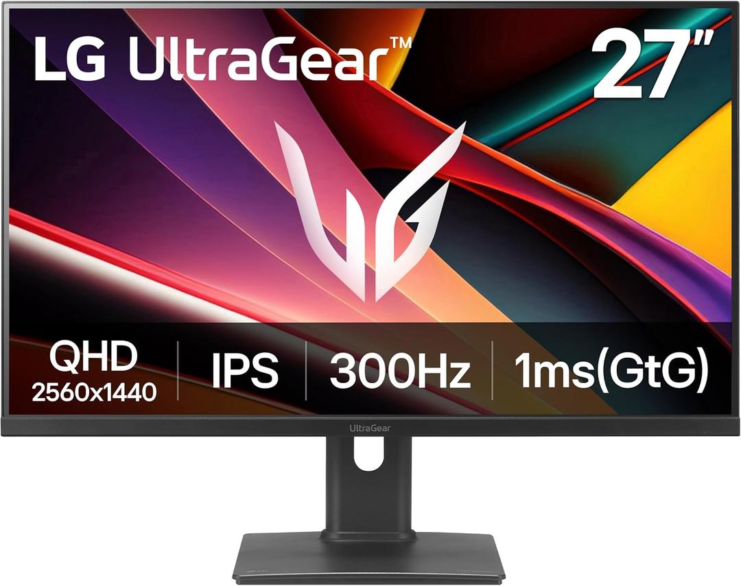 LG 27G64NA-B 27-inch Ultragear G6 QHD IPS 300Hz 1ms HDR400 Gaming Monitor