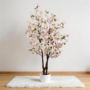 Artificial Cherry Blossoms Tree Bedroom Trees Indoor Faux Cherry Blossom Tree for Christmas New Year Home Decor