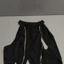 GORGLITTER Women's Rhinestone Open Back Halter Tops Sleeveless Wrap Crop Top Club Going Out Tops Black X-Small