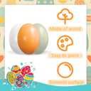 15 Pcs Wooden Fake Eggs,3 Colors Wood Eggs,Fake Chicken Eggs,Dummy Eggs Help Laying Hen,Nest Eggs for Crafts,Nesting Box,Easter,Food Toy,Home Decor,DIY
