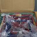 Tangkula Lighted Box Tower, Pre-Lighted Stacked Boxes with Warm White Lights, Metal Base, Ribbons and Bows, Indoor and Outdoor Lighted Gift Box Decoration (Size