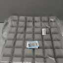 Wheelchair Cushions for Pressure Relief, Waffle Seat Cushion Foam Pad - Relieves Back, Sciatica, Tailbone & Hip Pressure for Long Sitting Ideal for Office Chair, Recliner, Car Seat, 18'x16'x3', Gray