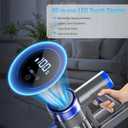 Cordless Vacuum Cleaner, 8-in-1 Strong Power Suction Stick Vacuum Cleaners with 2200 mAh Detachable Battery, Lightweight Self-Standing, 45 Mins Runtime for Home Low-Pile Carpet Pet Hair