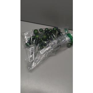 8 Pcs Dark Green Christmas Tree Picks 7.87 Inch Christmas Balls Ornaments Xmas Hanging Decorations for Xmas Tree Topper DIY Wreath Holiday Floral Vase Fillers Crafts Home Decor