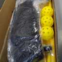 Pickleball Set Net with 4 Paddles, 6FT/11FT/22FT Portable 3-in-1 Pickle Ball Net with Carry Bag, Pickleballs, Designed for All Weather Conditions