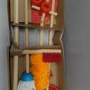Melissa & Doug Dust Sweep Mop 6-Piece Pretend Play Set, Toddler Toy Cleaning, Pretend Play Home Cleaning, Kids Broom And Mop Set For Ages 3+