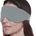 Happyluxe Escape Sleep Mask - Buttery Soft Airplane Eye Mask for Sleeping or Napping in Bed. Machine Washable. - Sage Green, Made in USA