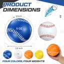 Arrowbash Weighted Softball Training Balls Bulk Set