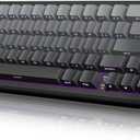 RedThunder K65 Wireless Mechanical Gaming Keyboard, Trip-Modes Connection, Gasket Custom Hot-Swap Keyboard, RGB Backlit, Pre-lubed Linear Switches, Side Printed PBT Keycaps, Gradient Gray