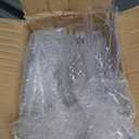 24PCS Plastic Champagne Flutes,7.1Oz Acrylic Clear Wine Glasses Goblets Reusable Drinking Champagne Glasses for Wedding ,Shatterproof and Disposable Cups Plastic Goblets Grand Event Party Supplies